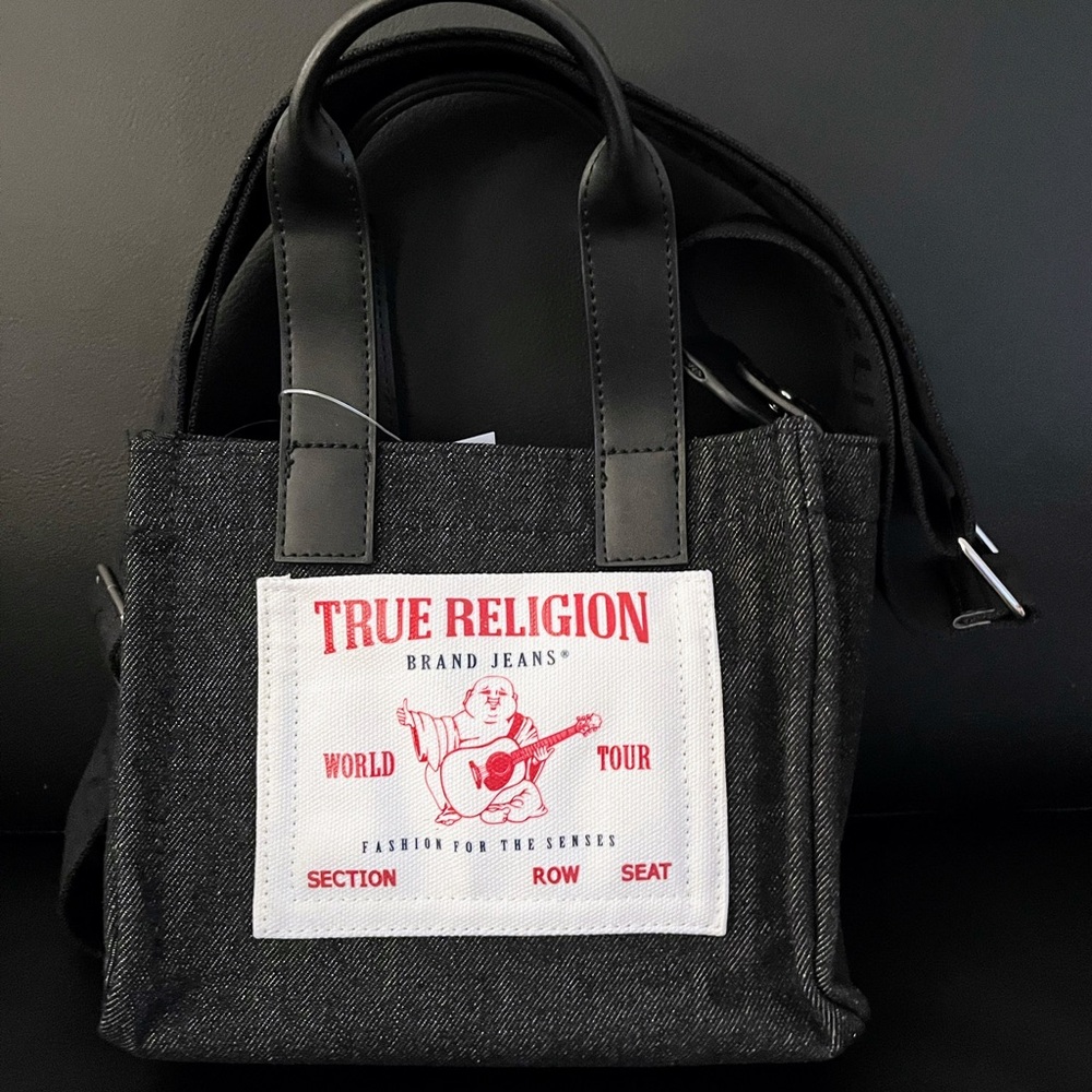 🔥DEAL True Religion Black Denim Women’s Bag